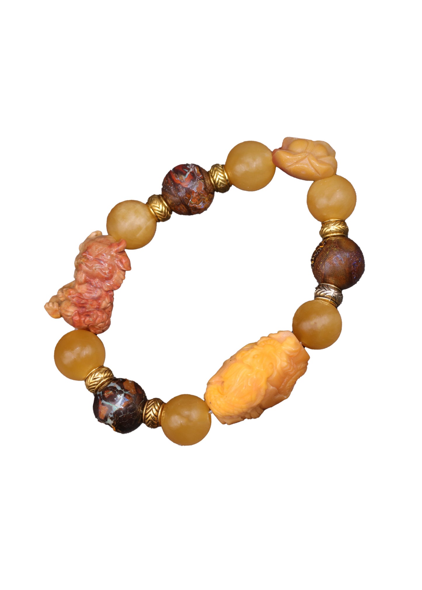 Dragon's Ember Stretch Bracelet