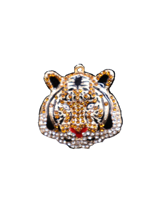 Tiger Black Rhinestone Writing Pen
